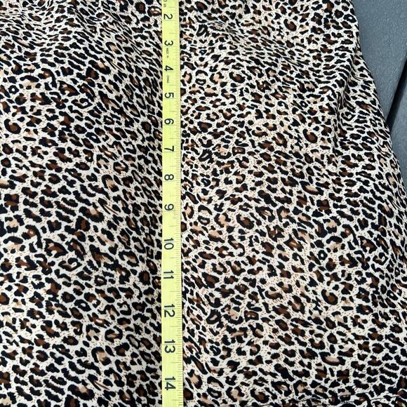 SHEIN skirt, women’s size M, leopard print, elastic waist - Picture 6 of 6